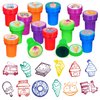 24 Pcs Ice Cream Stampers for Boys Girls, Candyland Donut Party Supplies Favors, Classroom Rewards Prizes, Goody Bag Treat Bag Stuff for Sweet Candy Birthday Party Fiesta Pinatas Gifts(Ice cream)