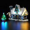 DALDED LED Lighting Kit for Lego Icons Santa's Visit, LED Light Compatible with Lego 10293 Building Block Models (Not Include Lego Set)