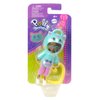 Polly Pocket Friend Clips Shani Doll with Cat Hoodie and Yellow Heart Shaped Clip, Gift for Kids Ages 4+