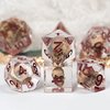 UDIXI Skull DND Dice Set, Resin D and D Dice Set Skull Dice Set D&D for RPG Dungeons and Dragons MTG and Other Tabletop Games