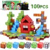 gyttoping Magnetic Blocks, 100 PCS Magnetic Magic Forest Set for Boys & Girls Toys, STEM Sensory Toys for Kids Ages 3-5, 4-8, 8-12 Christmas Birthday Gifts