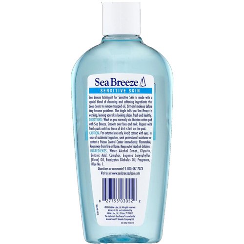 Sea Breeze Actives Sensitive Skin Astringent - 10 Oz