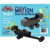 Super Circuits BYO Crazy Electric Racers 10-in-1 STEM Kit, Fan Launch Toy Building Block Set, 10 Different Action Racers, Motorized Fun, Great Science Project for Kids, Birthday Gift, Boys, Girls, 8+