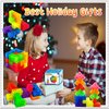 OUXIA Magnetic Building Blocks Magic Magnetic 3D Puzzle Cubes, Set of 7 Multi Shapes Magnetic Blocks with 54 Guide Cards,Parent-Child Interactive Children's Educational Toys (14color)