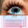Diamond False Eyelashes with Glitter Rhinestones for Makeup Eyelash Clusters Extensions Individual Lashes Cluster DIY for Cosplay Party Stage