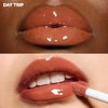 Milk Makeup Odyssey Lip Oil Gloss, Day Trip (Warm Brown) - 0.2 oz - For Fuller and Glossy Lips - Long Lasting Moisture - Semi-Sheer Color - Sweet Vanilla Scent - Vegan Cruelty Free
