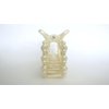 Generic Rectangle flower faux pearl acrylic hair claw clip