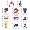 51 Pieces Baseball Party Decorations, Sports Theme Party Hanging Swirl Decor for Kids Adults Baseball Birthday Party Baby Shower Supplies