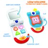 Baby Toy Flip Phone – 4 Interactive Sound and Music Buttons Plus Realistic Ringtone – Includes a Mirror and Fun Light Effects – Smartphone Toy for Babies 3+ Months – ASTM Certified