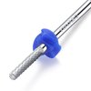 YMYABO Nail Drill Bit 3/32" Safety Cuticle Clean Nail Carbide Bit Professional Nail Cleaner Bits, Nature Nail Bit for Manicure Nail Prepare Nail Polishing Tool-Medium