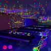 52 Pack Glow Neon Party Supplies Glow Party Decorations Neon Birthday Party Supplies Black Light Reactive Decor Set - Fluorescent Banner, Blacklight Garlands, Glow in The Dark Balloons, Luminous Tape