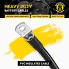 Spartan Power Battery Cable 2 Foot 2 Gauge AWG Wire Set 5/16" M8