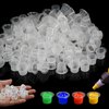 Rayyl Tattoo Ink Caps Cups 500pcs Quality Tattoo Ink Caps White Plastic 13mm Disposable Medium Tattoo Pigment Cups for Tattoo Ink Tattoo Kits Tattoo Supplies (13mm-500pcs)