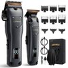 SUPRENT Hair Clippers for Men Professional, USB-C Rechargeable Cordless Clippers for Hair Cutting, Mens Hair Clippers and Trimmer Kit for Barber with LED Display for Barbers & Home Use