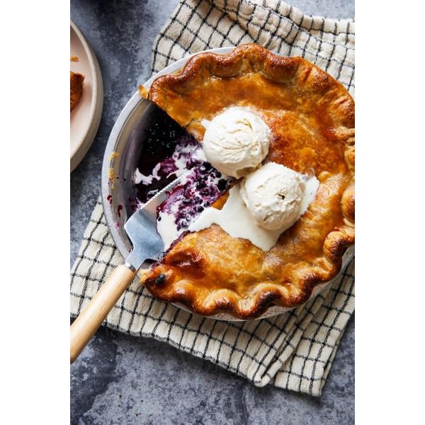 Northwest Wild Foods Huckleberry Pie, Fresh Frozen in Reusable 9-Inch Deep Dish Pie Pan