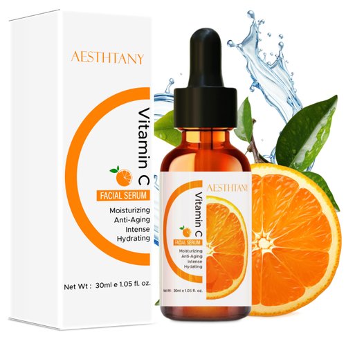 Super Vitamin C Serum with Vitamin E & Hyaluronic Acid - Anti Aging, Wrinkle, Dark Spots while Hydrate & Brighten - Retinol Serum for Face - Ordinary for Mature Skin | 1Fl Oz