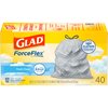 Glad ForceFlex Tall Kitchen Drawstring Trash Bags, Fresh Clean, 13 Gal, 40 Ct (Package May Vary)