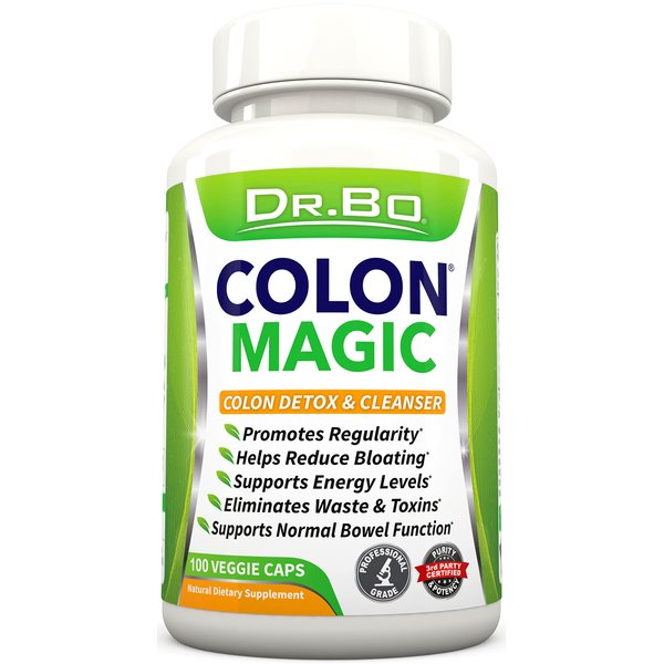 Colon Cleanse Detox Formula - Natural Bowel Cleanser Pills for Intestinal Bloating & Fast Digestive Cleansing - Daily Constipation Relief Supplement Gut, Belly, Stomach - Women Men Herbal Weight Flush