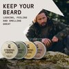 Beard Balm for Men - Leave in Beard Conditioner - Beard Balm Made with Natural & Organic Beard Butter, Argan & Jojoba Beard Oils - (Citrus, Vanilla, Sandalwood, Cedarwood Scents, 1 Ounce (Pack of 4))