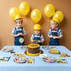 WERNNSAI Construction Party Supplies Set - 64 PCS Dump Truck Themed Plates Napkins and Forks Disposable Construction Party Tableware for Kids Boys Baby Shower Birthday Party Serves 16 Guests