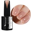 VENALISA 15ml Jelly Gel Nail Polish, Neutral Jelly Nude Pink Gel Polish Sheer Pink Translucent Color Soak Off UV LED Nail Gel Polish Nail Art Starter Manicure Salon DIY at Home, 0.53 OZ