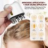 Pawfan Minoxidil Applicator, Hair Oiling Applicator, Root Comb Applicator，Scalp Oil Dispenser, 2-in-1 Hair Growth Oil Applicator and Scalp Massager for Hair Treatment and Growth