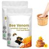 Lukmlca Bee Venom Lymphatic Drainage Foot Soak Beads, Luklmca Bee Venom Foot Soak Beads, Herbs Cleansing Foot Soak Beads(2Pack (14 PCS))