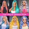 Fopeela 613 Blonde Lace Front Wig Human Hair 30 Inch 13x4 HD Transparnet Straight Glueless Wigs Human Hair Pre Plucked 613 Lace Frontal Wig 180% Density Bleached Knots Human Hair Wigs for Women