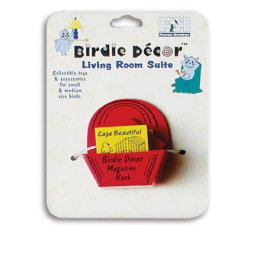 Prevue Hendryx Birdie Decor Magazine Rack Bird Toy