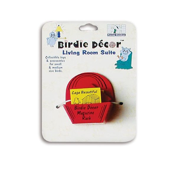 Prevue Hendryx Birdie Decor Magazine Rack Bird Toy