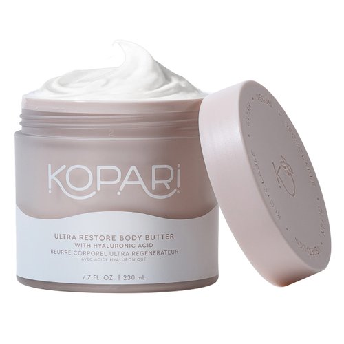 Kopari Ultra Restore Body Butter, Whipped Lightweight Formula, Hyaluronic Acid &amp; Mango Seed Butte...