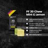 Precision Fuel PF 30 Chew Energy Chews - High Carbohydrate Fuel for Endurance, Lightweight & Portable, 30g Carbs - Ideal for Long Runs, Rides & Workouts - Mint & Lemon Flavour (15 Chews)
