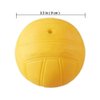 Aolowewin Spike Replacement Balls | Roundnet Game Balls | Strong Bounce Ball | 3.5inch Yellow Soft Rubber Balls 3-Pack | Lawn Beach Volleyball (3)