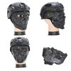 OQUQO Skull Face Mask Full Face, Motorcycle Mask, Motocross Mask, Airsoft Mask, Tactical Mask for Men Women