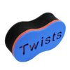BEWAVE Hair Brush Sponge Twist Wave Barber Tool For Dreads Afro Locs Twist Curl Coil Black, 1 Pc with 1 Pc Hair Pick