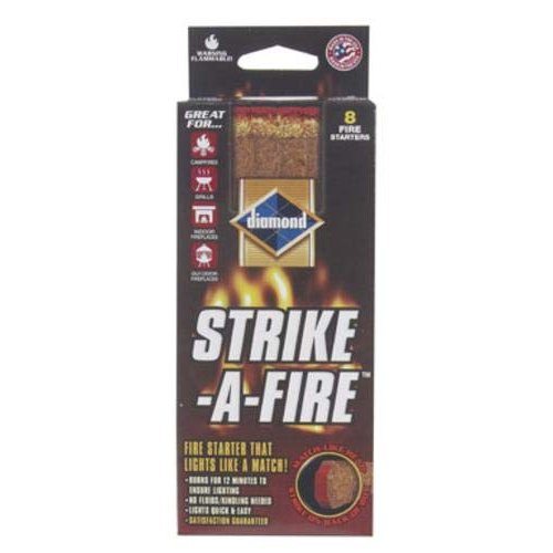 Diamond 4878911004 Strike-a-fire Starters, 8-pack (Pack of 12)
