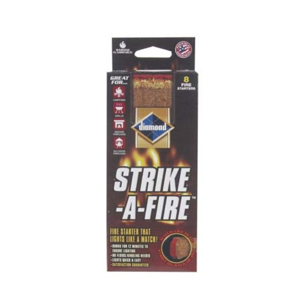 Diamond 4878911004 Strike-a-fire Starters, 8-pack (Pack of 12)