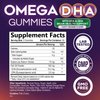 Omega 3 Fish Oil Gummies - Triple Strength Omega 3 Fish Oil Gummy Vitamins with High Absorption EPA & DHA Fatty Acids, Burpless Fish Oil Supplement, Nature's Heart Health, Orange Flavor - 60 Gummies