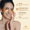 Under Eye Patches for Puffy Eyes and Dark Circles (20 Pairs), 24K Gold Gel Eye Mask Collagen Skincare with Retinol and Hyaluronic Acid, Reduce Eye Bags, Wrinkles, Dry & Fine Lines