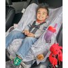 Niko Easy Wash Children's Car Seat Cover & Liner - Cotton Jersey Gray & White Arrow Pattern - Universal FIT - Crash Tested - Waterproof SEAT Bottom - Easy to Clean - Machine Washable