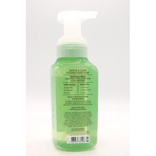 Generic Sweet Apple, Bath and Body, Gentle Foaming Hand Soap, 8.75 fl oz