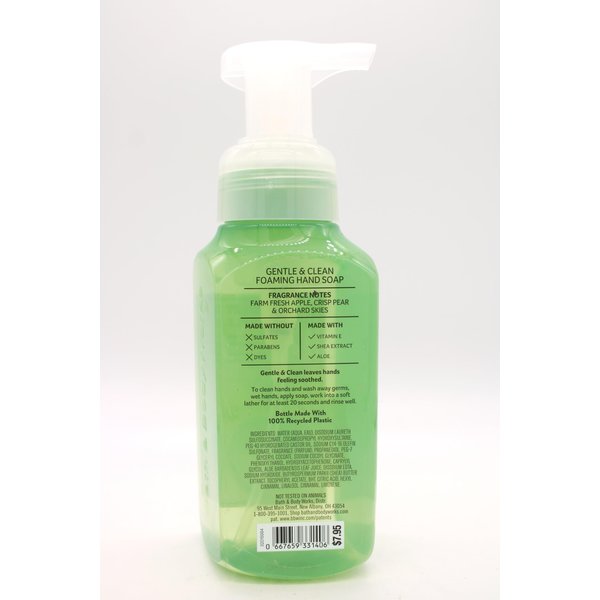 Generic Sweet Apple, Bath and Body, Gentle Foaming Hand Soap, 8.75 fl oz