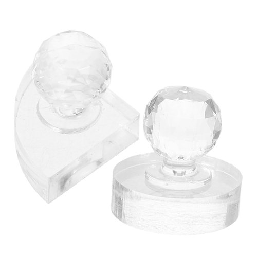 FOMIYES 2pcs Eyeshadow Platen Tool Eyeshadow Pressing Tool Blusher Pressing Stamp Eye Shadow Stamper Pressed Powder Stamper Eye Shadow Palette Repairing Tool Highlighter Repair Tool