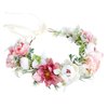 Vivivalue Bridal Flower Crown Flower Garland Headband Floral Headpiece Halo Wedding Party Photos