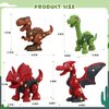 TOY Life 4-Pack Take Apart Dinosaur STEM Toys for Ages 3-12, Educational Building & Construction Set, Toddler Boys Gift, Preschool Learning Dinosaur Games with Tools