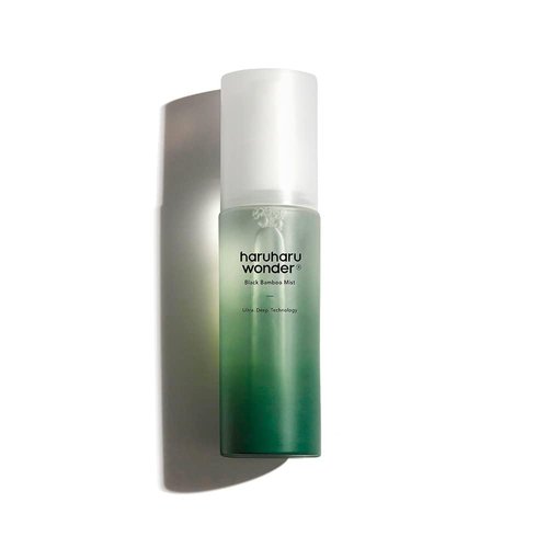 Haruharu Wonder Black Bamboo Mist - Hydrating and Firming skin, Black rice, Panax ginseng for clean and smooth skin surface (2.7 fl.oz) | Vegan, Crurelty Free, EWG-Green