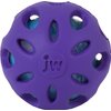 JW Pet Crackle Heads Ball Rubber Durable Fetch Chew Dog Toy 2.3 in Small 3 Pack