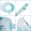 Pediatric Elongated Standard Oxygen Mask with 6.6' Tubing and Adjustable Elastic Strap - 3 Packs - Size M