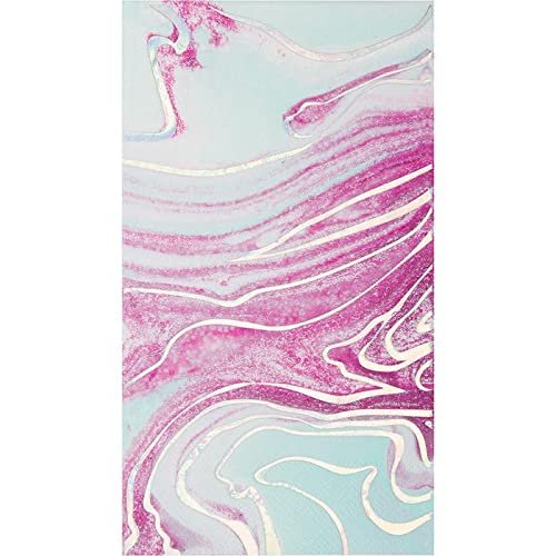 Creative Converting 342084 Opalescence Print Guest Towels, 16pcs