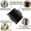 Lord of Battles Medieval Handcrafted Genuine Horn Comb Natural Horn Comb Genuine Horn Comb 100% Handmade Hair Comb Premium Quality Anti-Static (Genuine Horn)